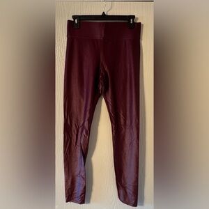 Carbon38 Women's Burgundy Leggings